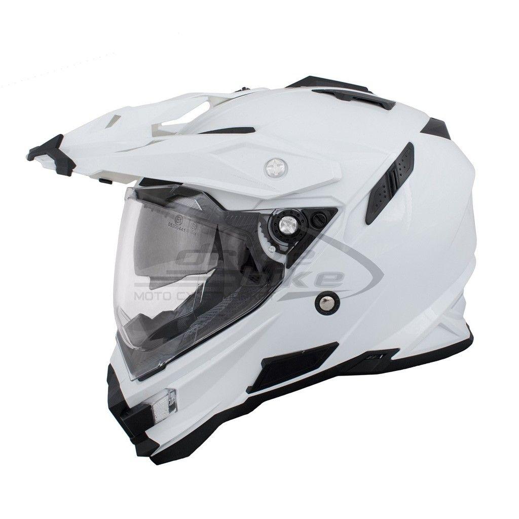 Шлем кросс TX-27 SOLID white