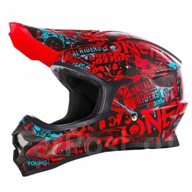 Шлем кросс ONEAL 3Series ATTACK red