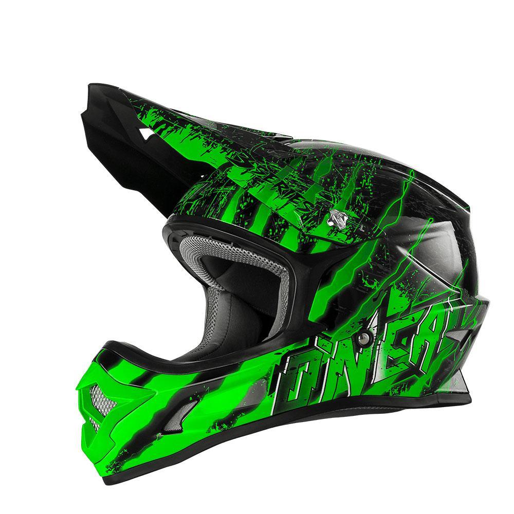 Шлем кросс ONEAL 3Series MERCURY black/green